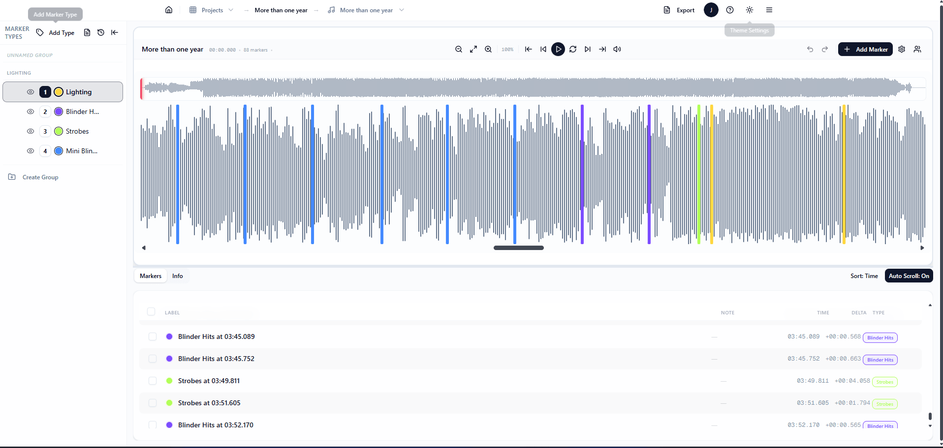 cueFlow application preview
